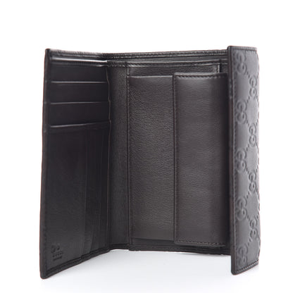 Gucci Guccissima Continental Flap Wallet Dark Brown 5 of 8