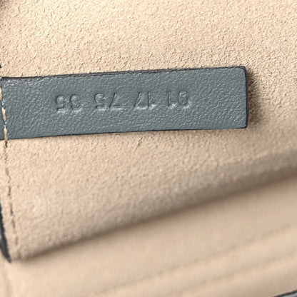 Chloe Suede Calfskin Mini Faye Shoulder Bag Cloudy Blue 7 of 10