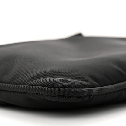 Prada Tessuto Nylon Saffiano Pochette Black 9 of 10