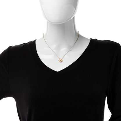 Van Cleef & Arpels 18K Yellow Gold Vintage Alhambra Pendant Necklace 2 of 6