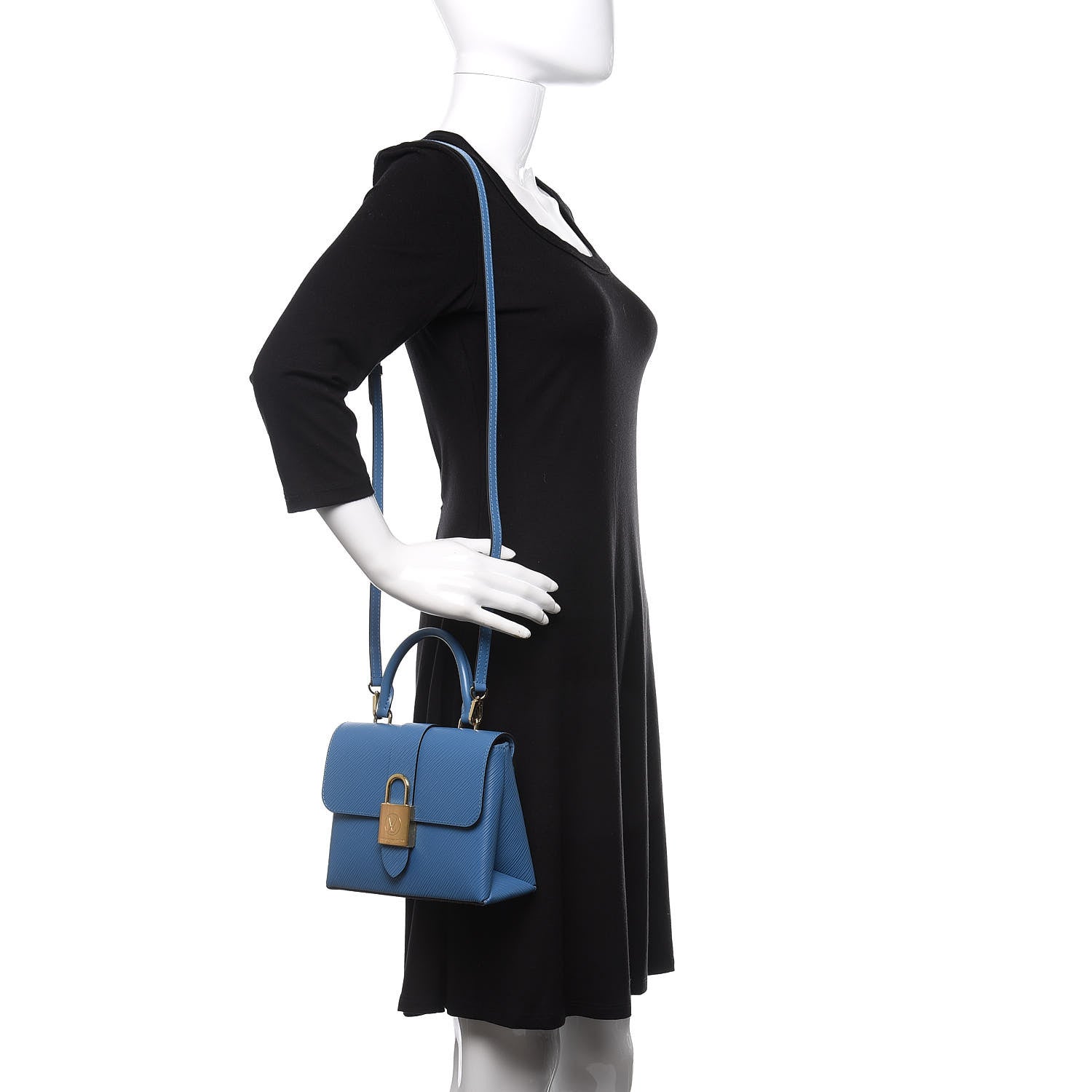 Louis Vuitton Epi Locky BB Blue Jean 2 of 11