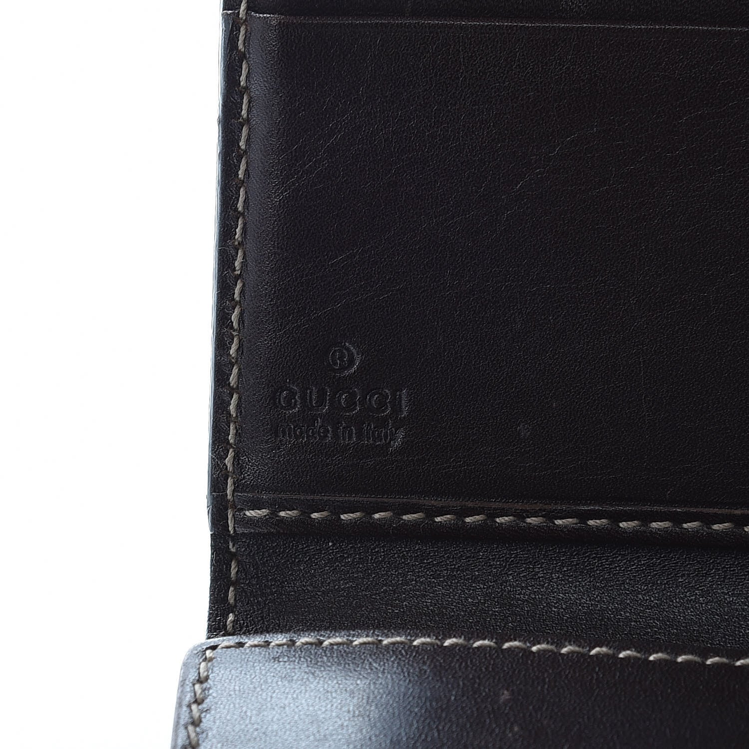 Gucci Patent Monogram Continental Wallet Brown 6 of 12