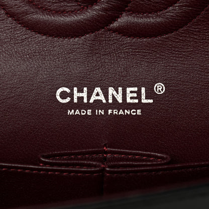 Chanel Lambskin Quilted Medium Double Flap Black 7 of 10