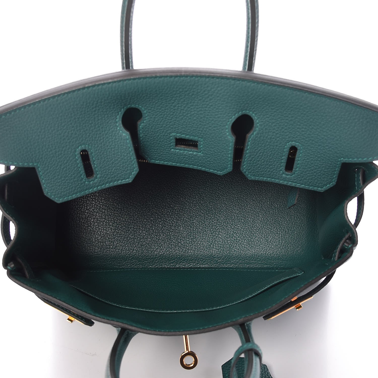 Hermes Togo Birkin 25 Malachite 7 of 38