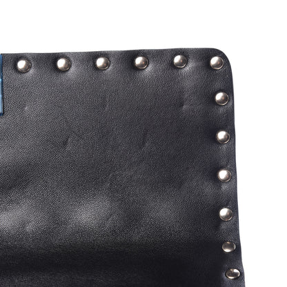 Valentino Garavani Lambskin Medium Rockstud Spike Shoulder Bag Black 12 of 15