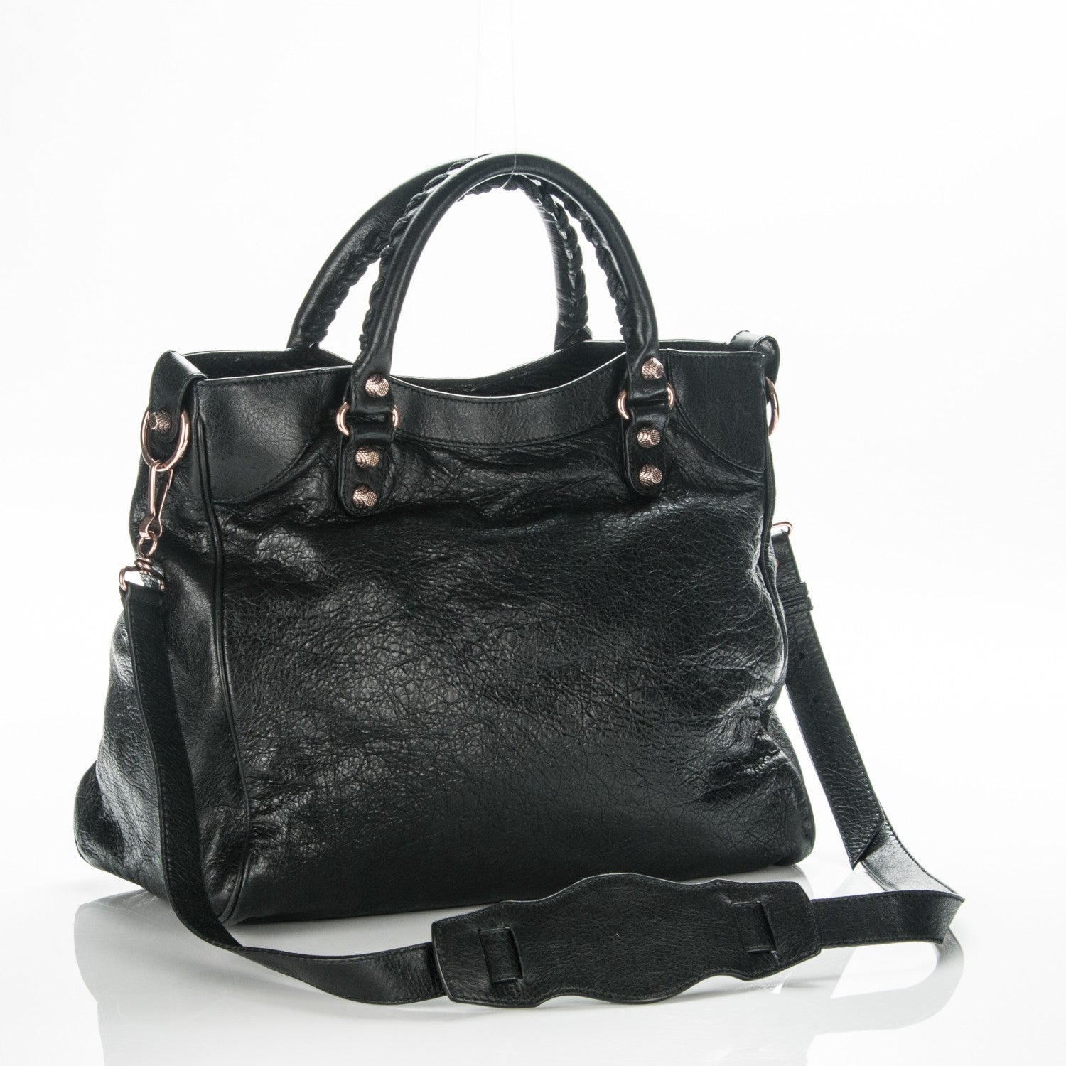 Balenciaga Agneau Giant 12 Rose Gold Hardware Velo Black 3 of 7