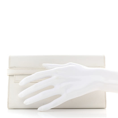 Hermes Epsom Kelly Longue Wallet White 2 of 10