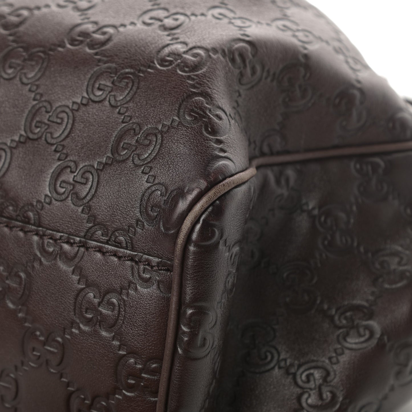 Guccissima Medium Sukey Tote Chocolate