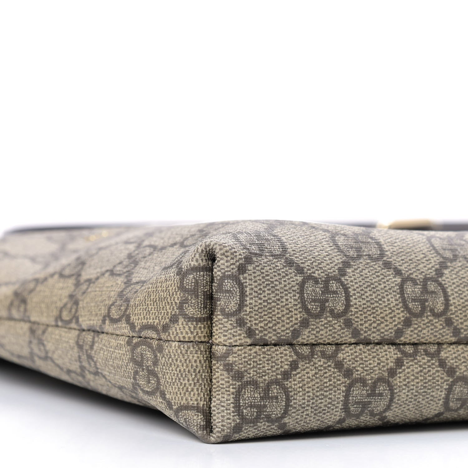 Gucci GG Monogram Web Flat Messenger Floral Bag Dark Brown 6 of 9