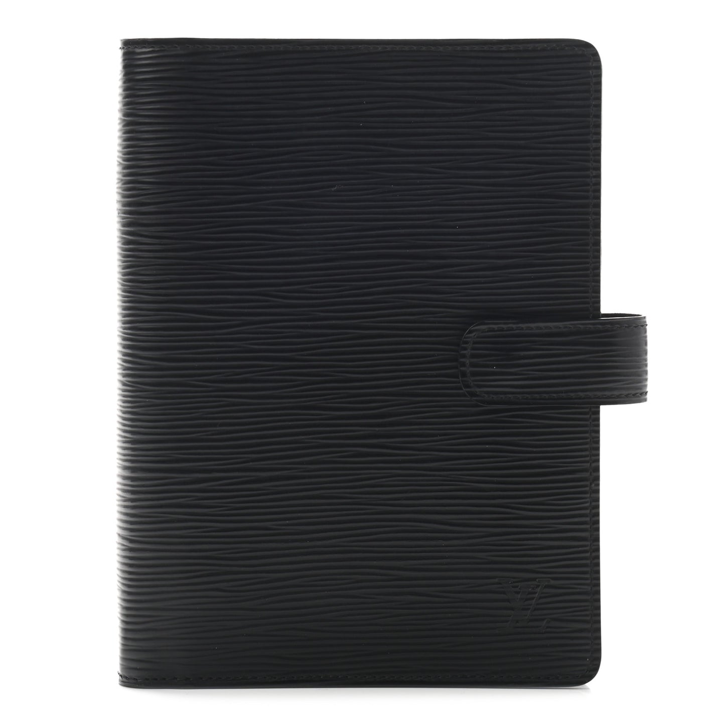 Epi Medium Ring Agenda Cover Black