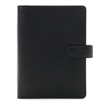 Louis Vuitton Epi Medium Ring Agenda Cover Black 1 of 7