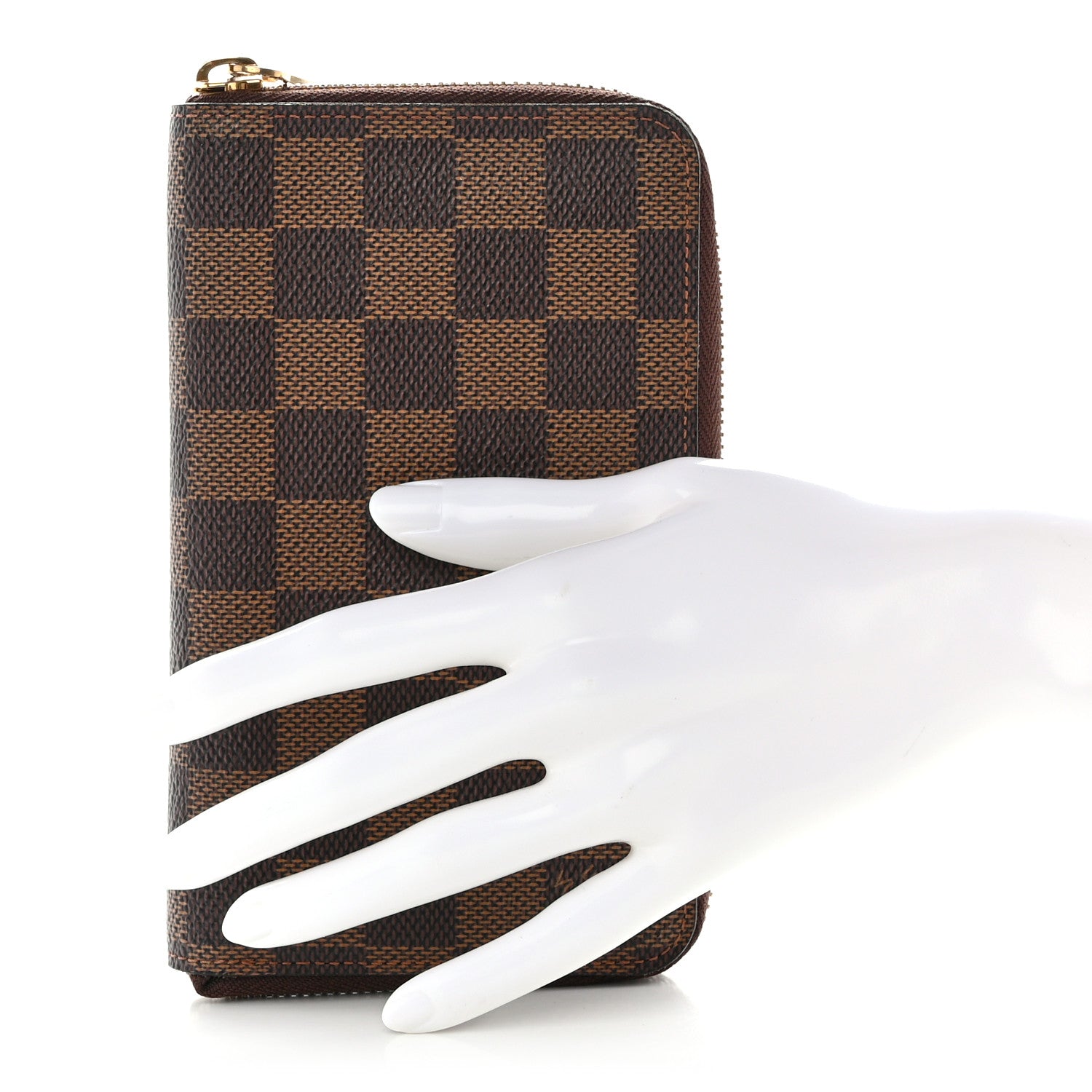 Louis Vuitton Damier Ebene Zippy Compact Wallet 2 of 7