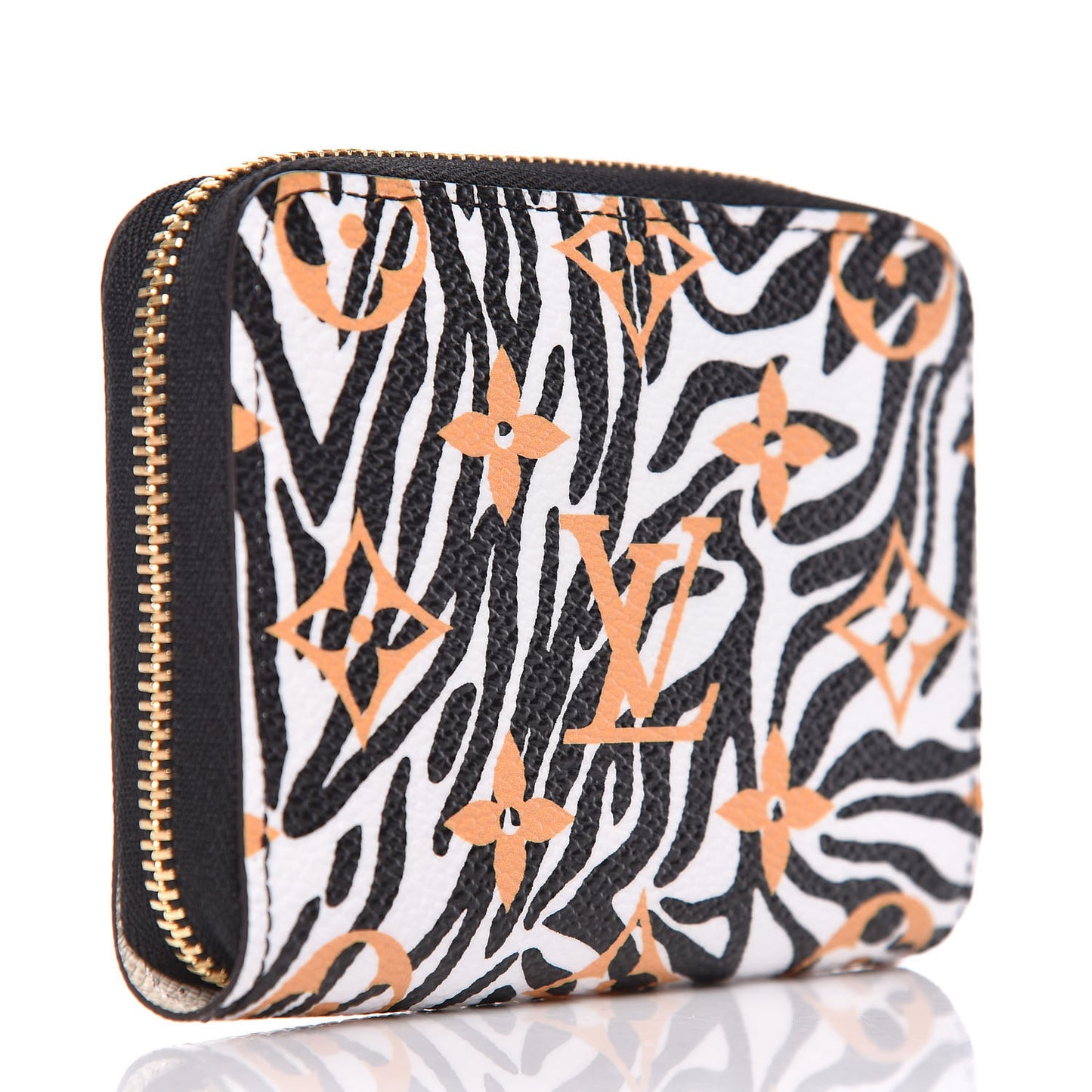 Monogram Giant Jungle Zippy Coin Purse Ivory