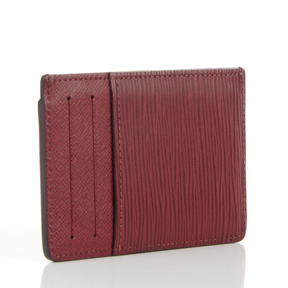 Louis Vuitton Epi Neo Porte-Cartes Card Holder Bordeaux 3 of 7