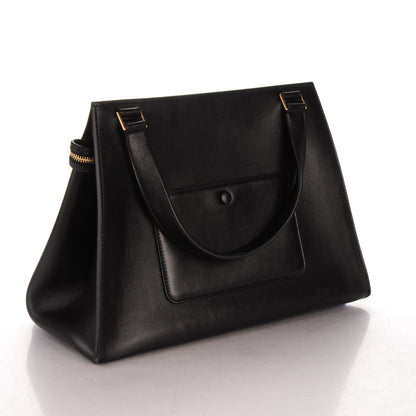 Celine Smooth Calfskin Medium Edge Shoulder Bag Black 3 of 10