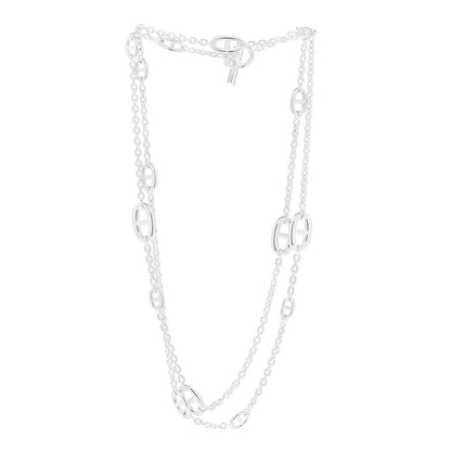 Hermes Sterling Silver Farandole Necklace 120 3 of 6