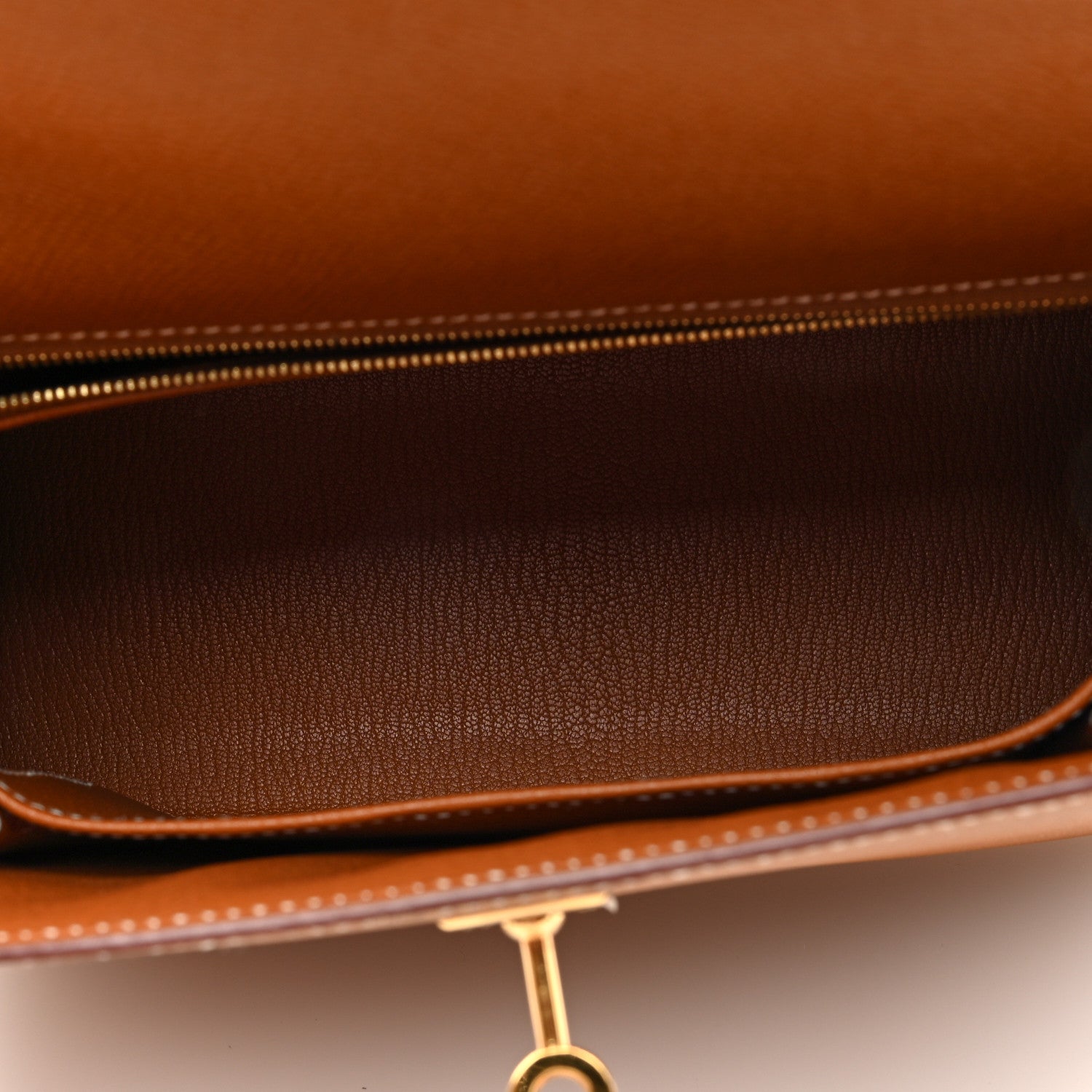 Hermes Epsom Horseshoe Kelly Sellier 25 Gold 5 of 10