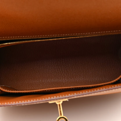 Hermes Epsom Horseshoe Kelly Sellier 25 Gold 5 of 10
