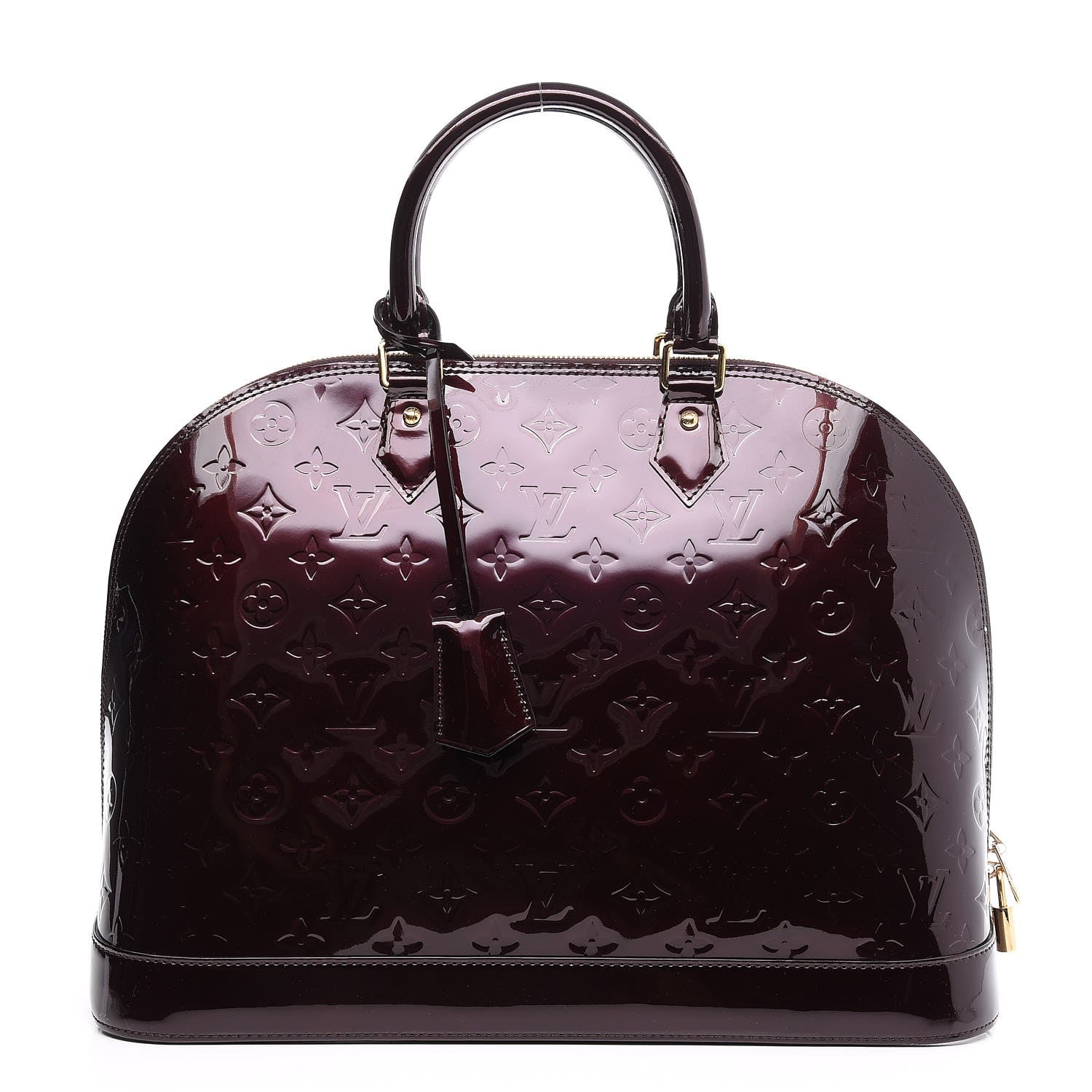 Louis Vuitton Vernis Alma GM Amarante 1 of 7