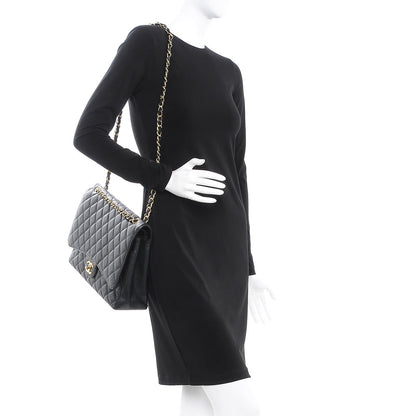 Chanel Caviar Quilted Maxi Double Flap Black 2 of 8