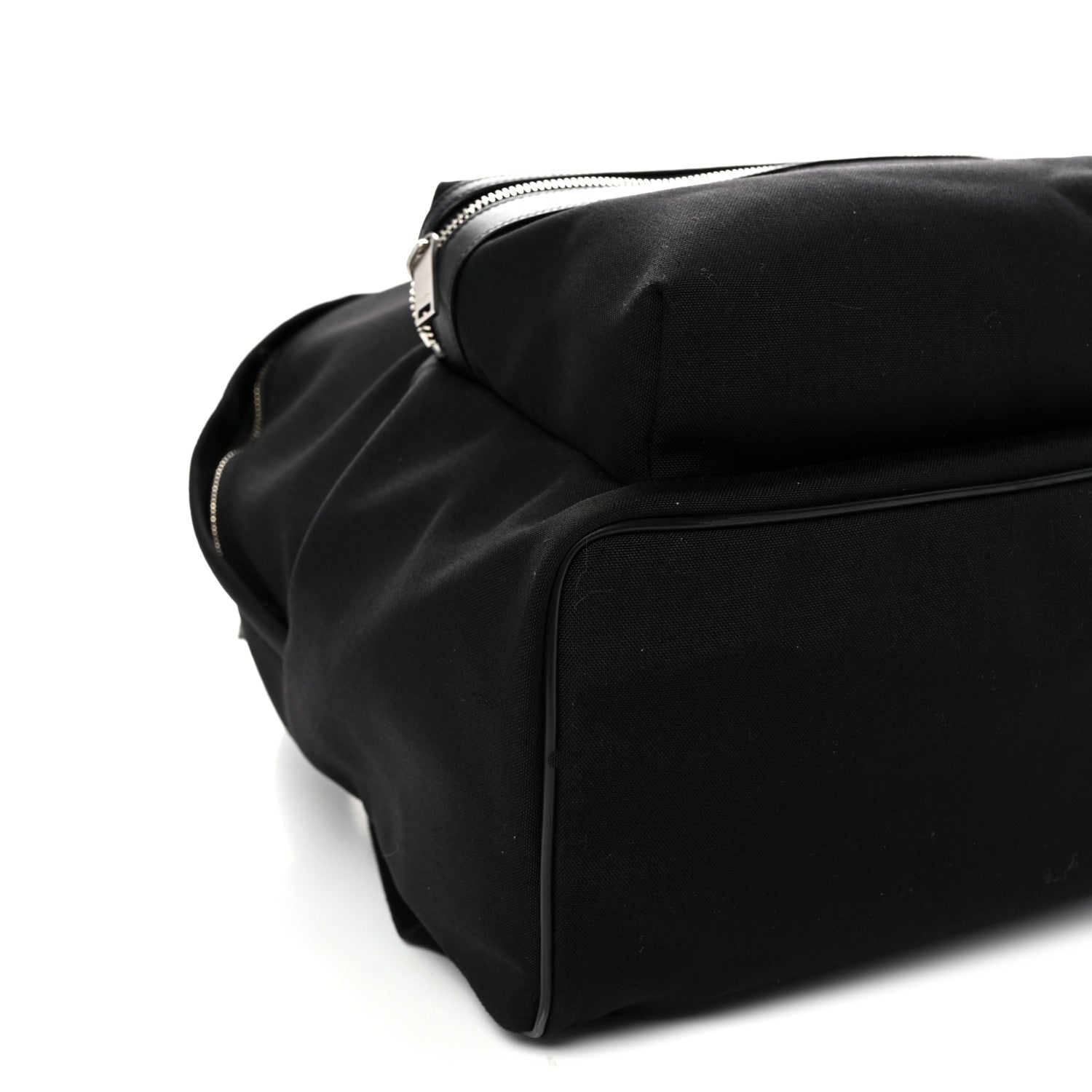 Saint Laurent Canvas City Backpack Black 9 of 11