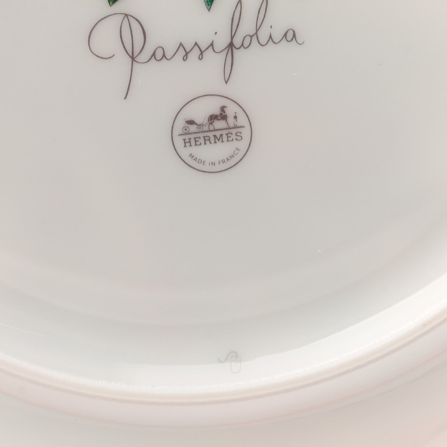 Hermes Porcelain Passifolia Dessert Plate N°1 Set of 2 7 of 8