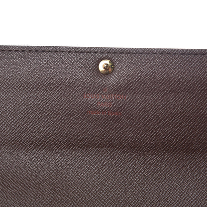Louis Vuitton Damier Ebene Sarah Wallet 6 of 9