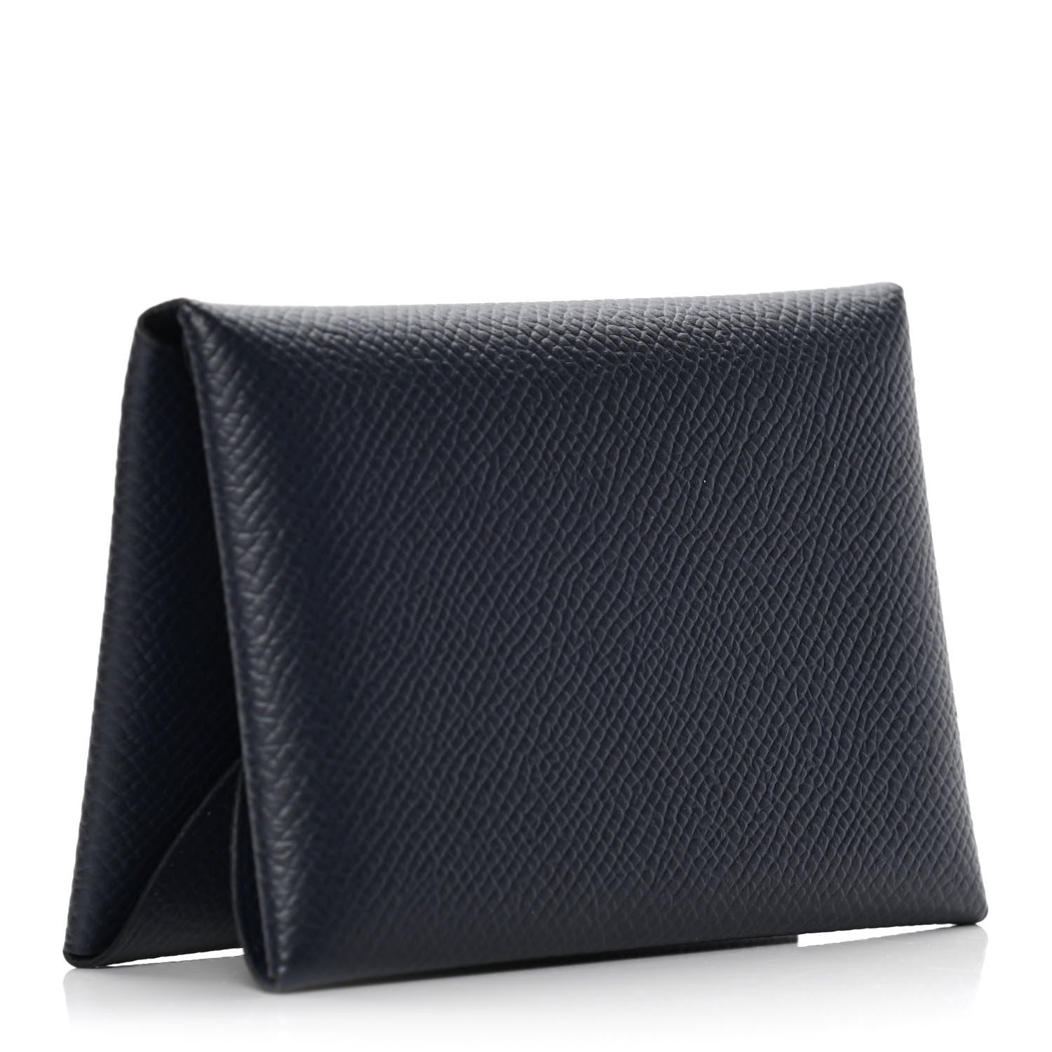 Hermes Epsom Calvi Duo Card Case Bleu Indigo 3 of 9