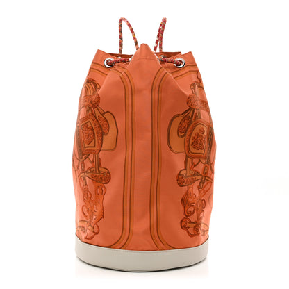 Hermes Silk Soie Cool Bridges de Gala Soft Red Pearl Grey 1 of 8