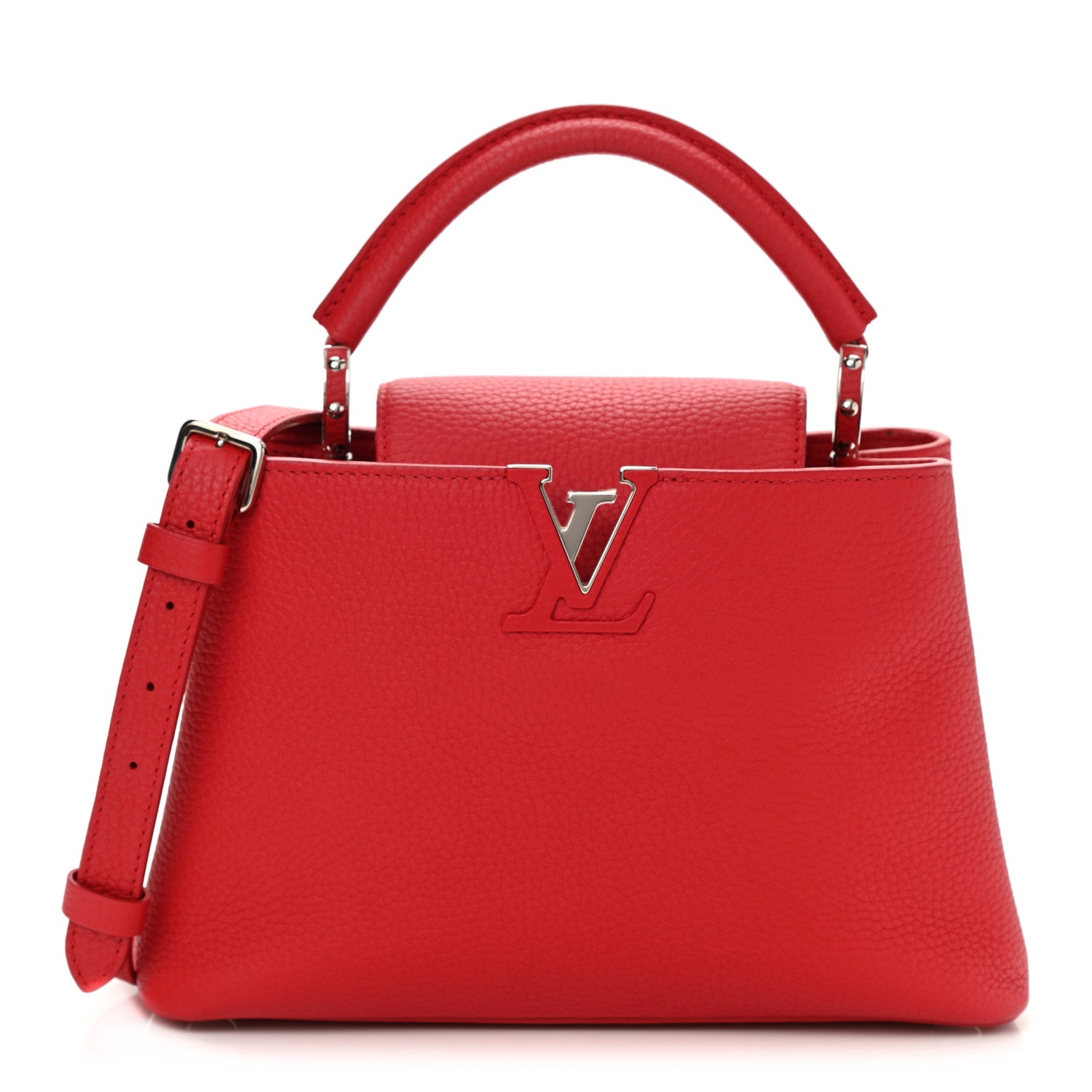 Louis Vuitton Taurillon Capucines BB Scarlet Red 1 of 6