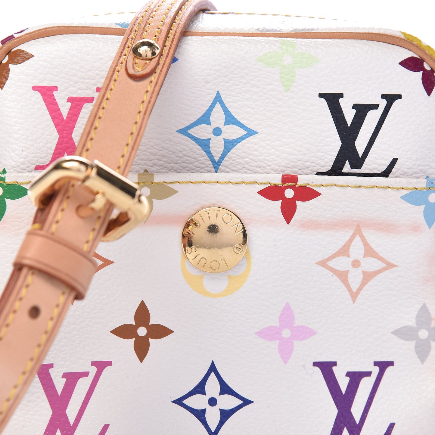Monogram Multicolor Rift White