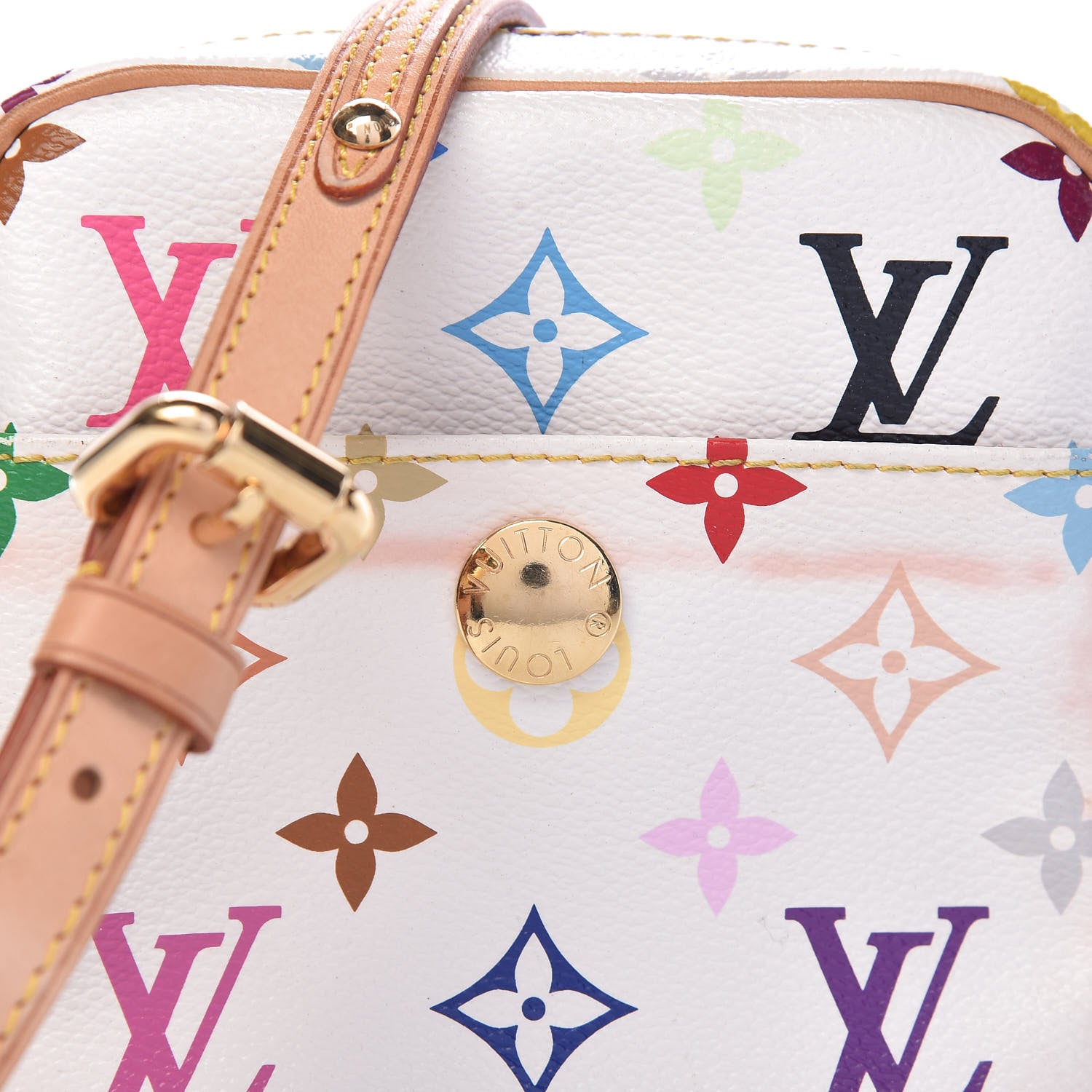 Louis Vuitton Monogram Multicolor Rift White 8 of 14