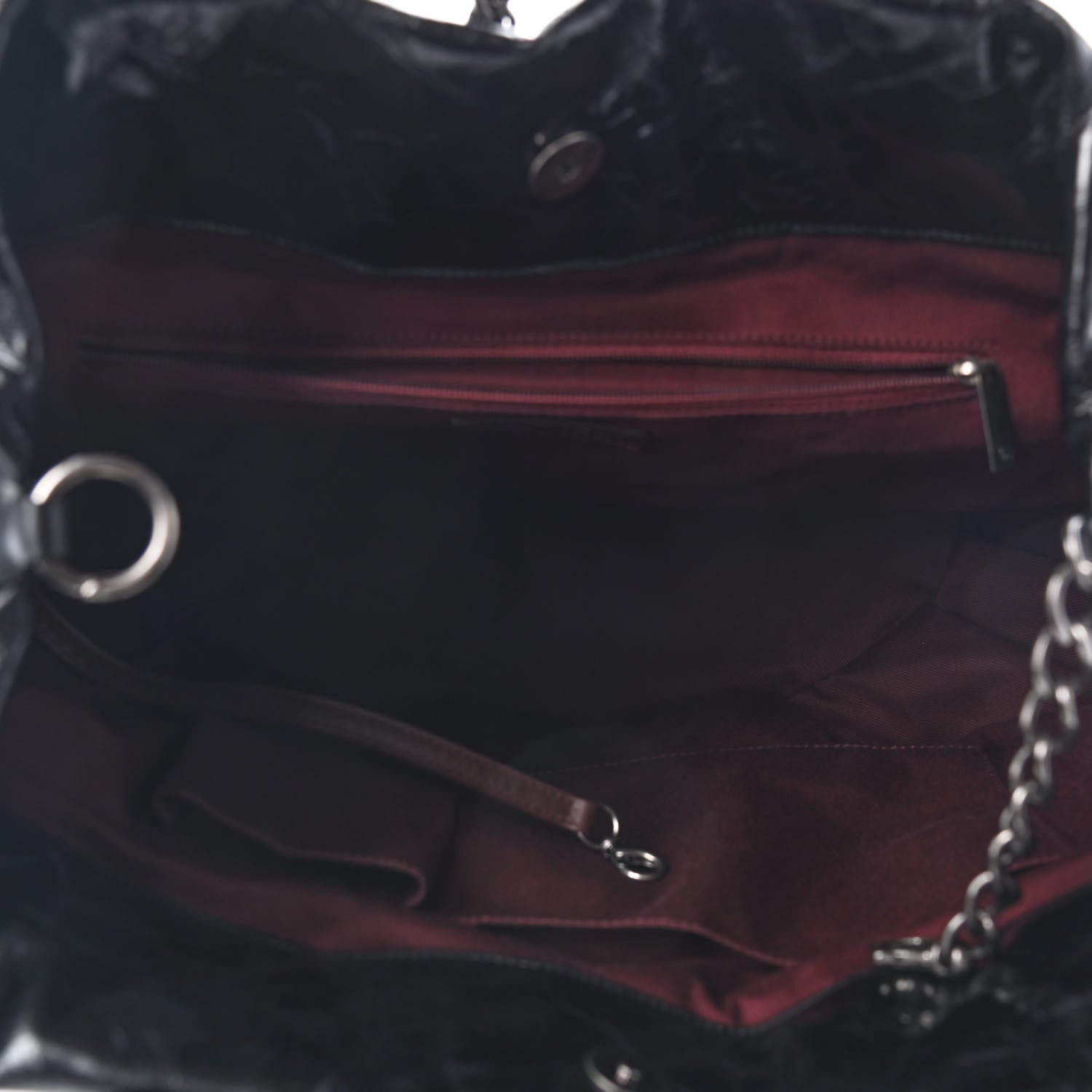 Chanel Iridescent Calfskin Quilted Large In The Mix Tote Black 4 of 8