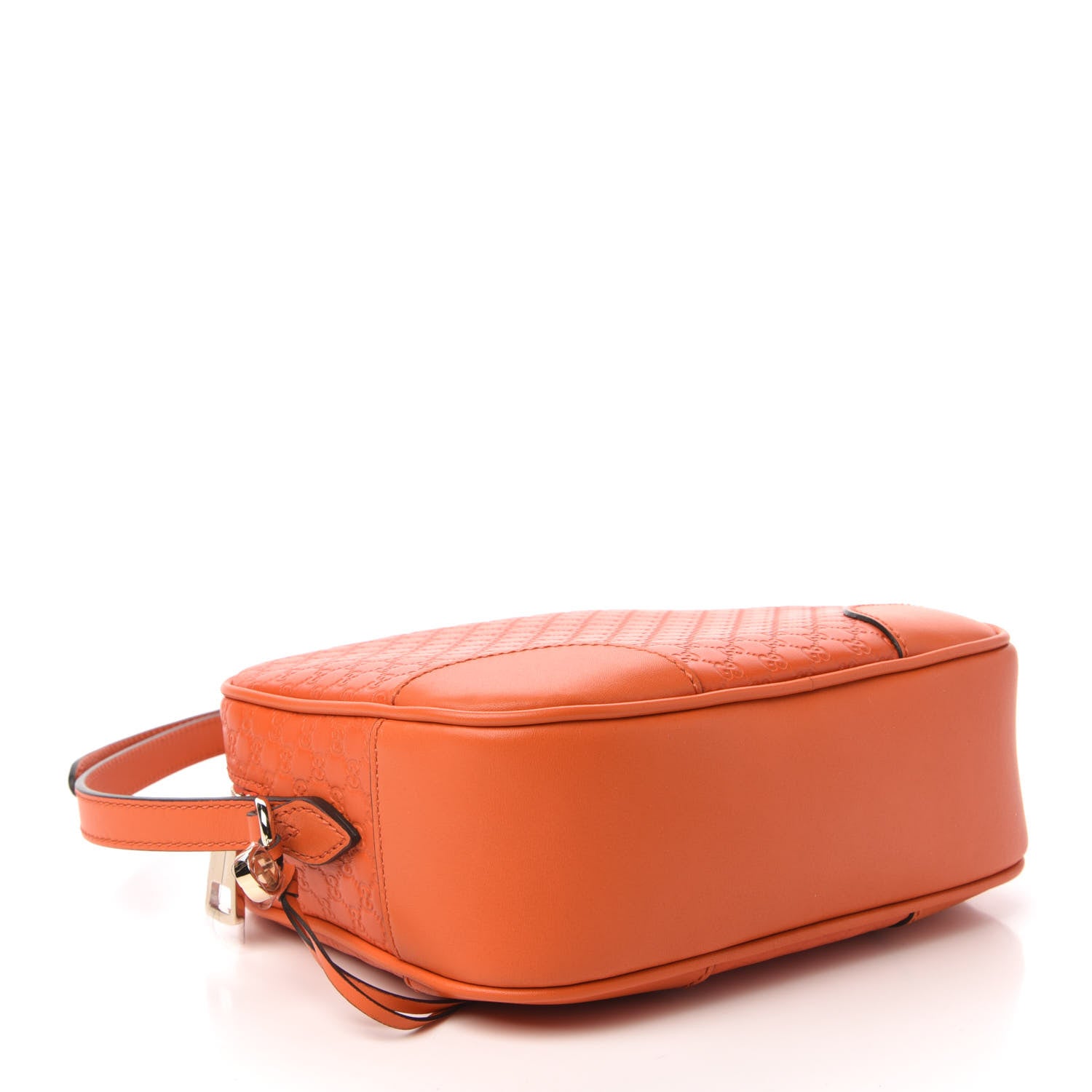 Gucci Soft Microguccissima Mini Bree Messenger Bag Sun Orange 4 of 10