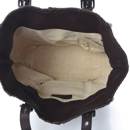 Bottega Veneta Nappa Intrecciato Pleated Tote Ebano 5 of 9
