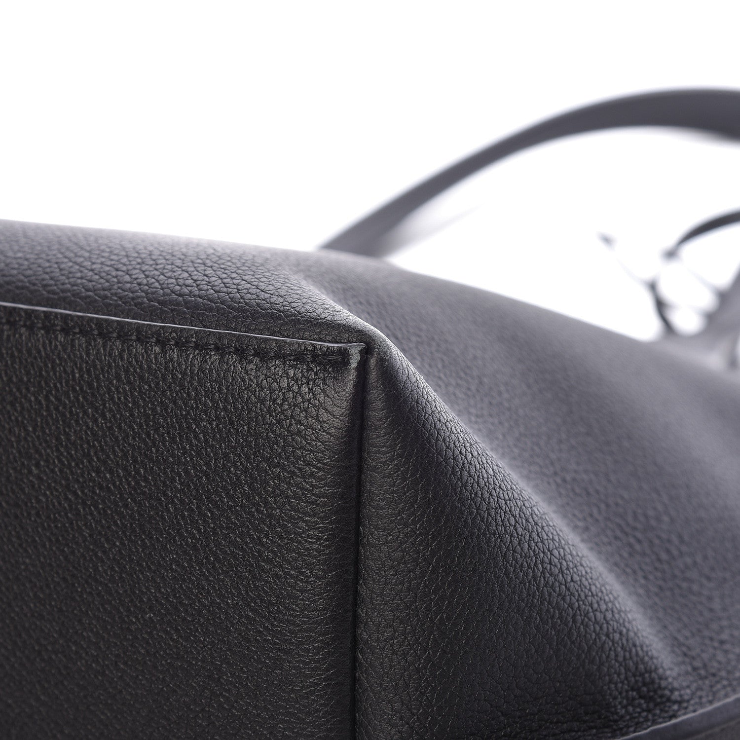 Louis Vuitton Calfskin Lockme Go Tote Black 12 of 13