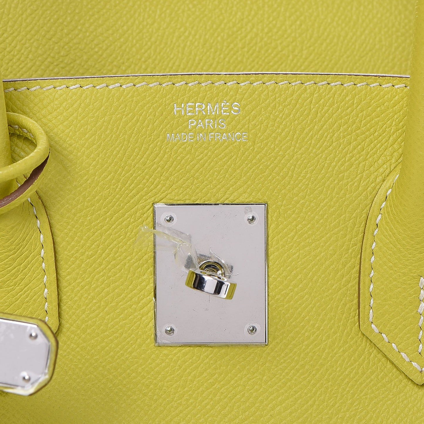 Epsom Candy Birkin 35 Lime Gris Perle