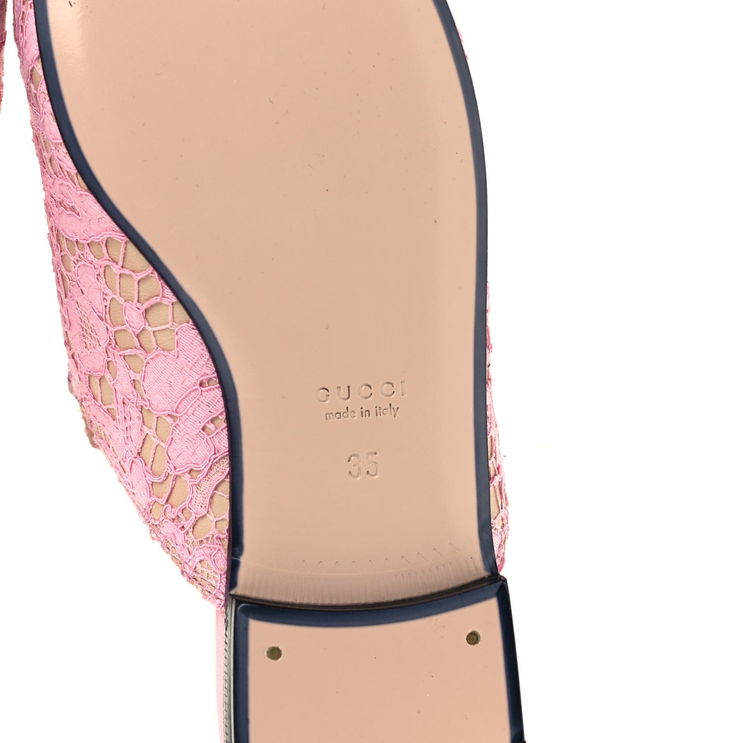 Lace Malaga Kid Womens Princetown Slippers 35 Sugar Pink Skin Rose