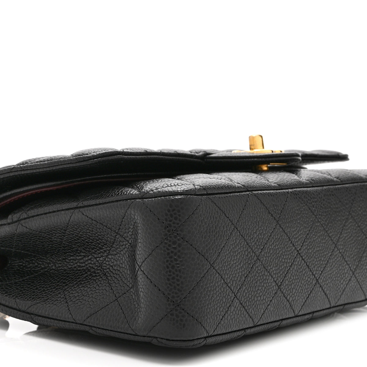 Chanel Caviar Quilted Medium Double Flap Black 9 of 10