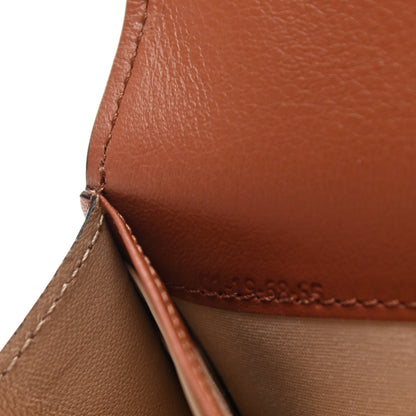 Chloe Calfskin Alphabet Long Wallet Brown 6 of 8