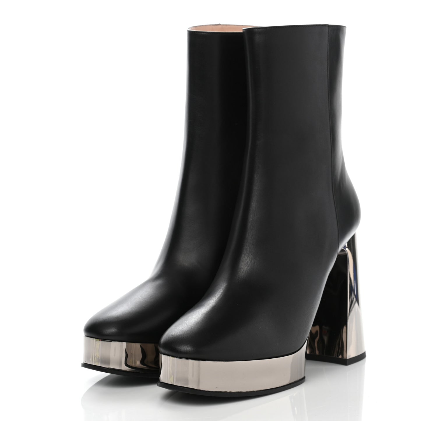 Malaga Kid Chrome Ankle Boots 40 Black
