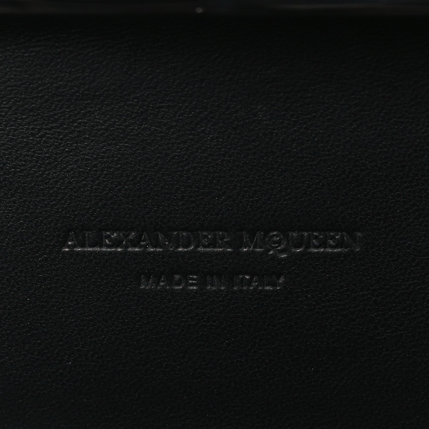 Alexander McQueen Suede Studded Skull Knuckle Box Clutch Black 6 of 11