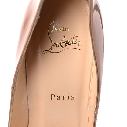 Christian Louboutin Patent So Kate 120 Pumps 40.5 Nude 8 of 10