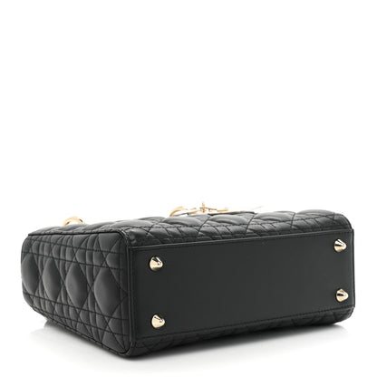 Christian Dior Lambskin Cannage Small My ABCDior Lady Dior Black 4 of 9