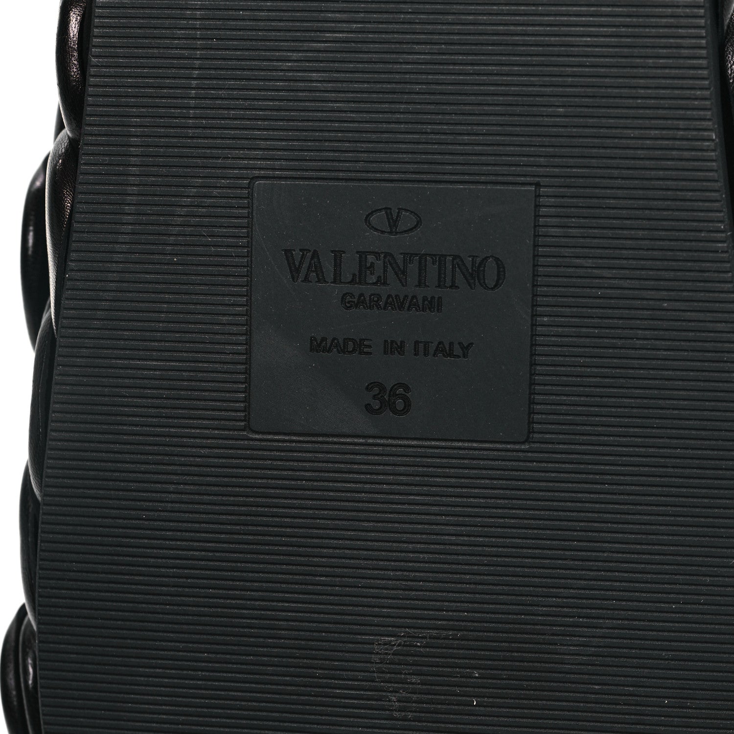 Valentino Garavani Kidskin Atelier 03 Rose Edition Double Buckle Slide Sandals 36 Black 6 of 9