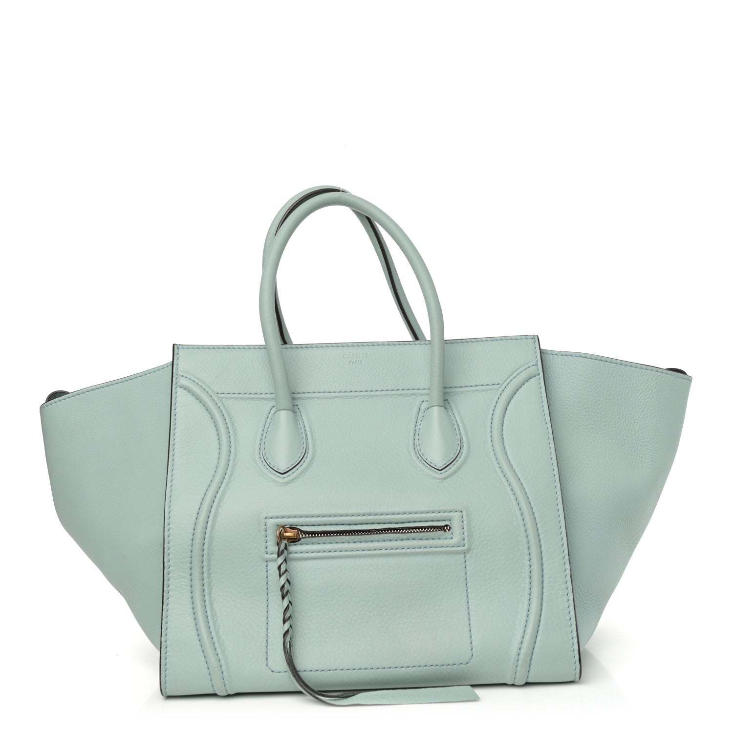 Celine Supple Calfskin Medium Phantom Luggage Glacier 1 of 11