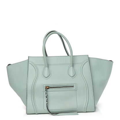 Celine Supple Calfskin Medium Phantom Luggage Glacier 1 of 11