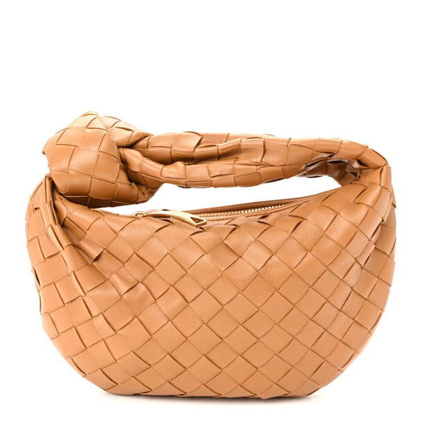 小物 BOTTEGA VENETA Bottega Veneta Nappa Intrecciato Mini Jodie Caramel 1820253