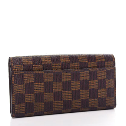 Louis Vuitton Damier Ebene Sarah Wallet NM 3 of 7