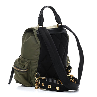 Burberry Nylon Small Crossbody Rucksack Backpack Canvas Green 3 of 14